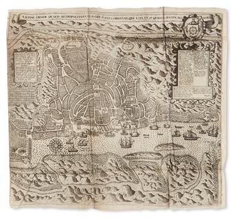 BRY, JOHANN THEODOR and JOHANN ISRAEL DE.  II. pars Indiae orientalis. 1599. Lacks the map of Mozambique.